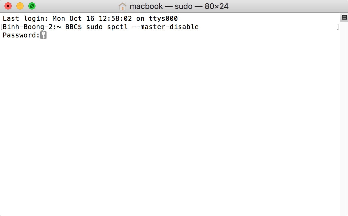 bat anywhere mac os serria 2