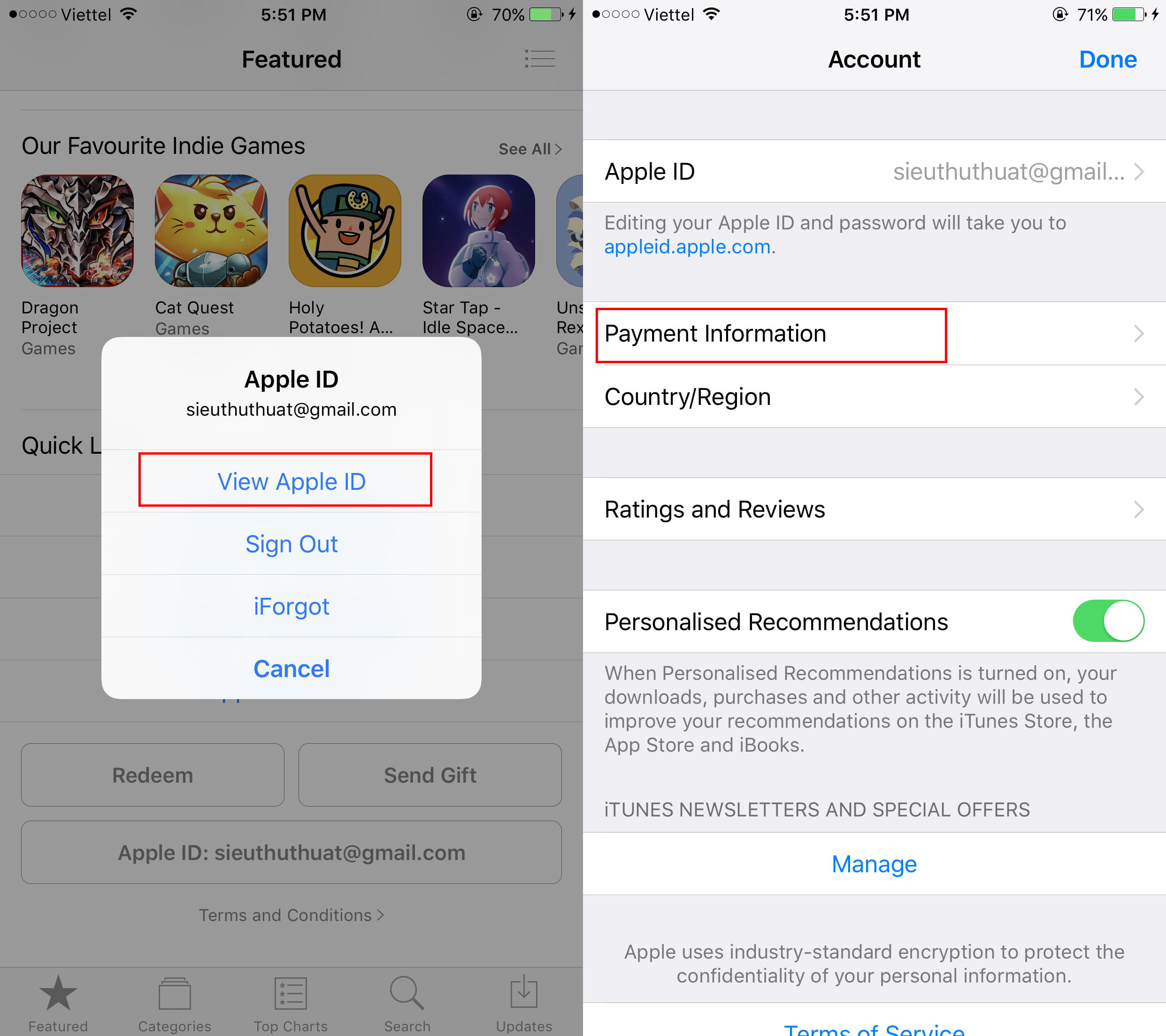 Hướng dẫn thêm thẻ Visa vào tài khoản Apple ID