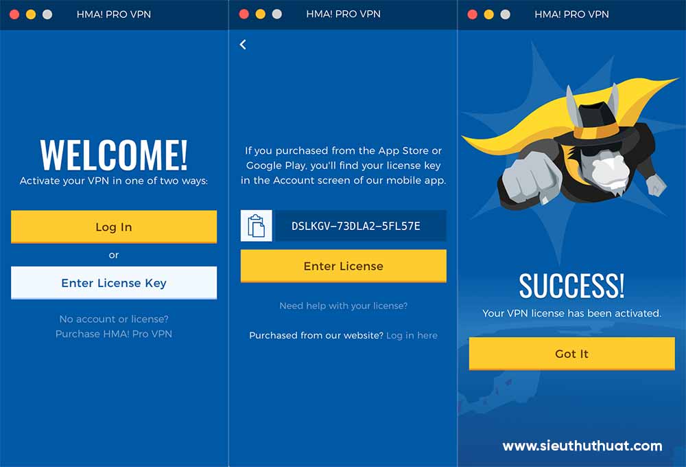 Share Key HMA Pro VPN bản quyền (cập nhật liên tục)