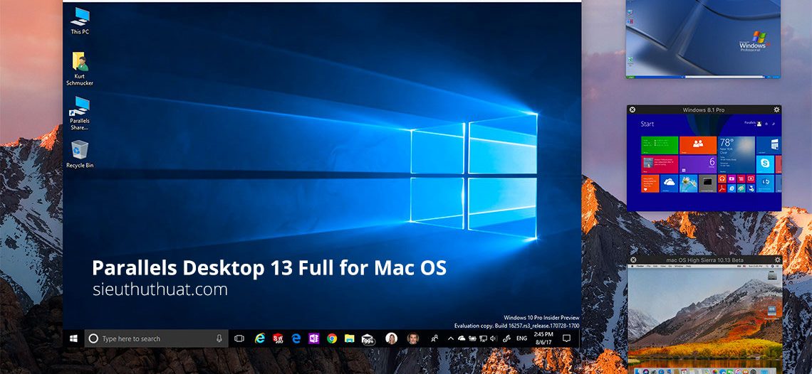 Parallels Desktop Pro Edition 13.3.0 – Chạy Windows trên Mac tốt nhất