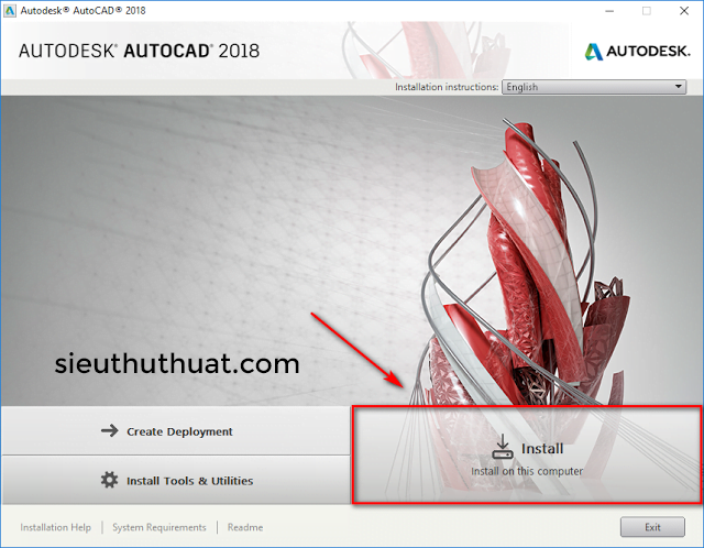 Cai dat autocad 2018 hinh 1