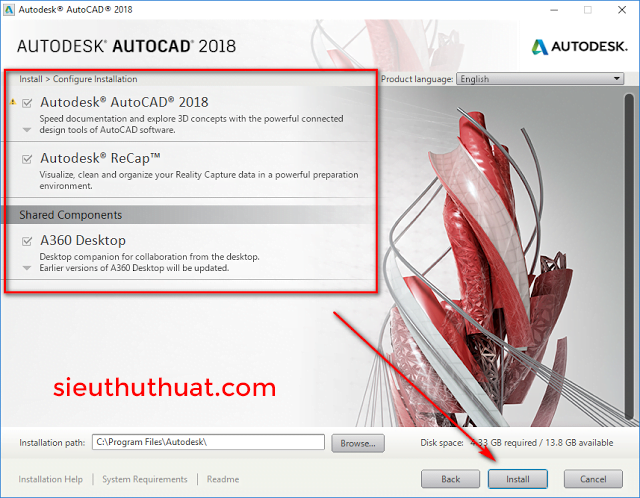 Cai dat autocad 2018 hinh 3