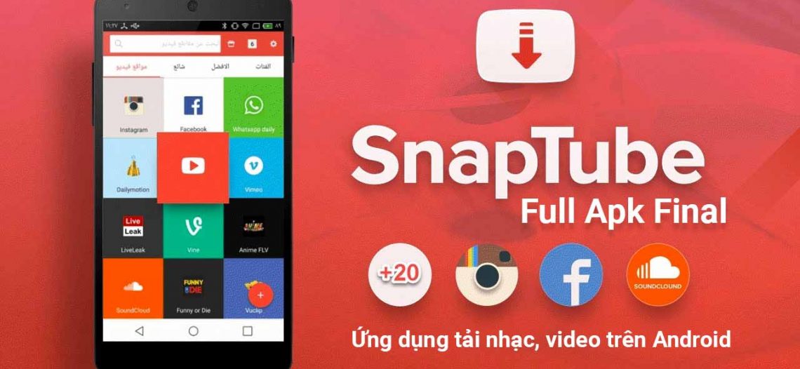 SnapTube VIP v4.37.0.10719 APK Full Final – Tải nhạc, video trên Android