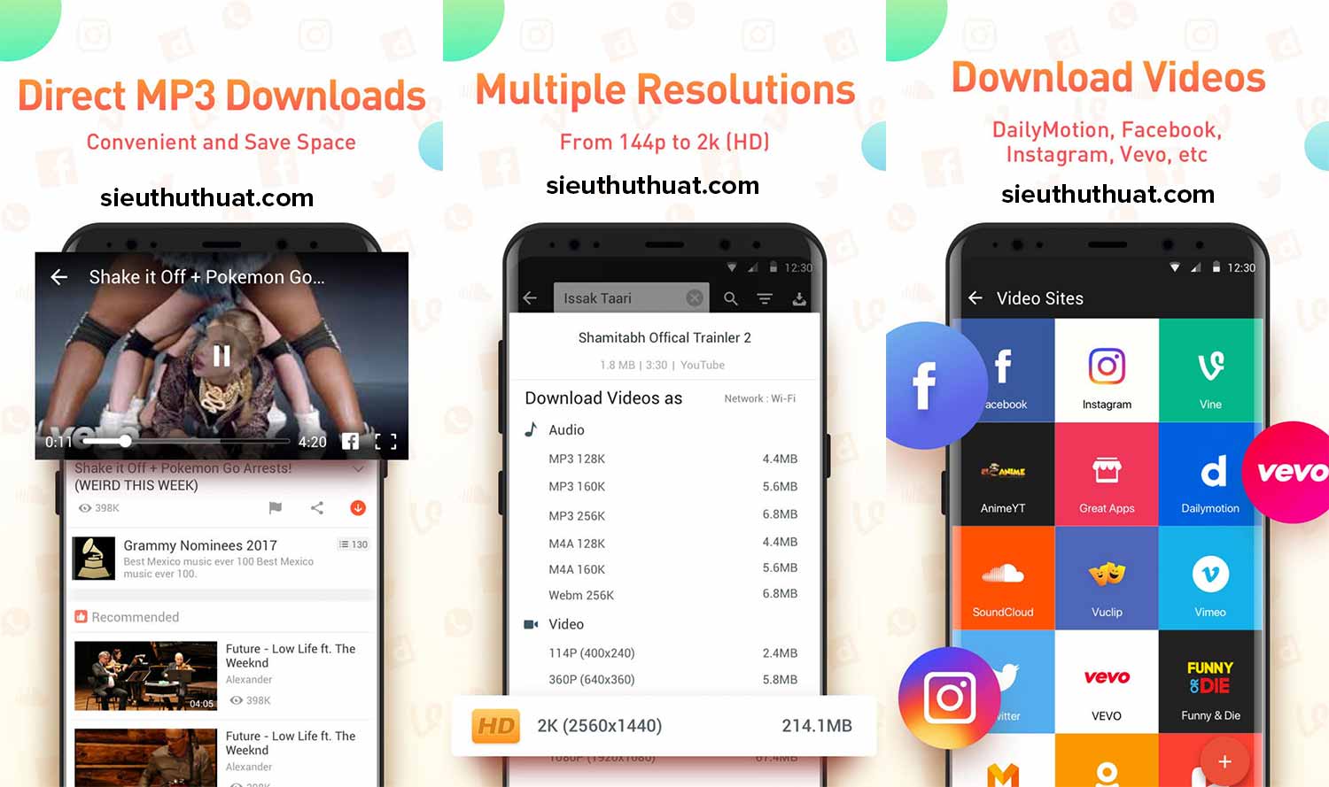 SnapTube VIP - Tải nhạc, video trên Android