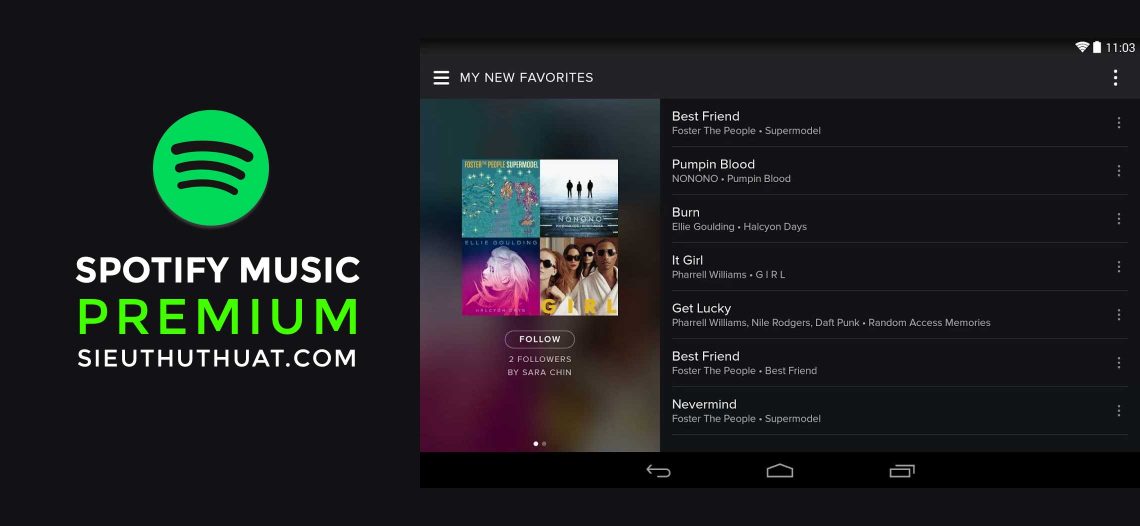 Spotify Music Premium v8.4.46.575 Mod Apk Full mới nhất
