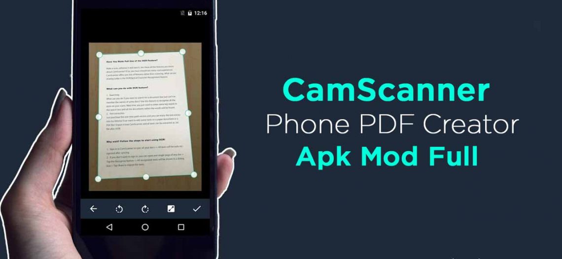 CamScanner Phone PDF Creator v5.5.0.20180305 Apk Mod Full
