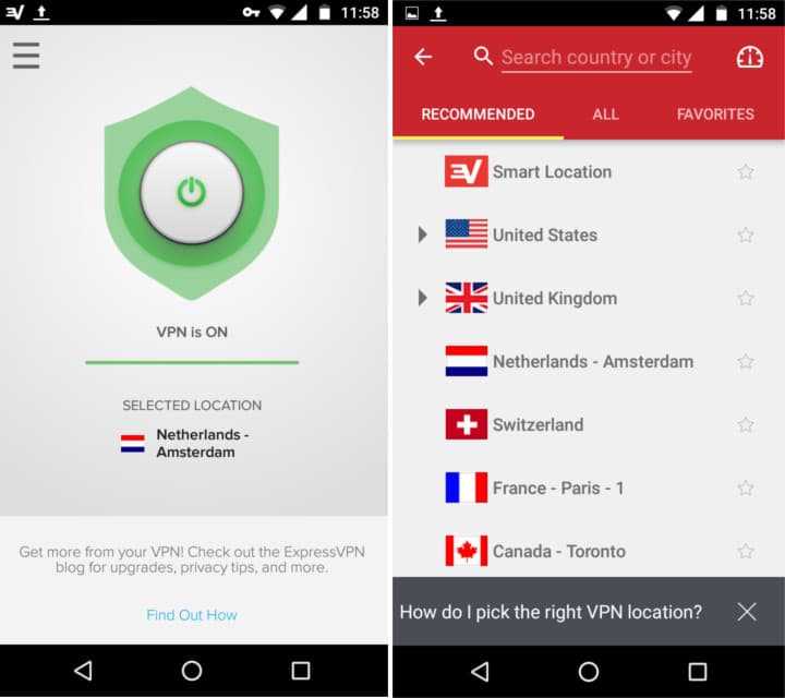 ExpressVPN Mod Full Apk v7.13.0 Ẩn IP tốt nhất trên Android