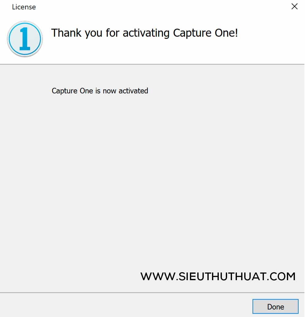 kich hoat phan mem Capture One 77