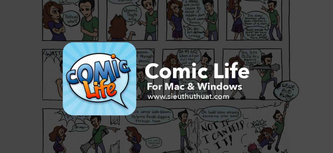 Comic Life 3.5.7 bản quyền mới nhất (Win/Mac)