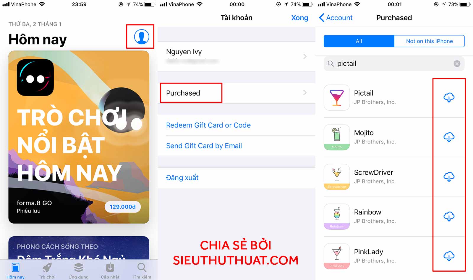 Hướng dẫn tải Pictail miễn phí