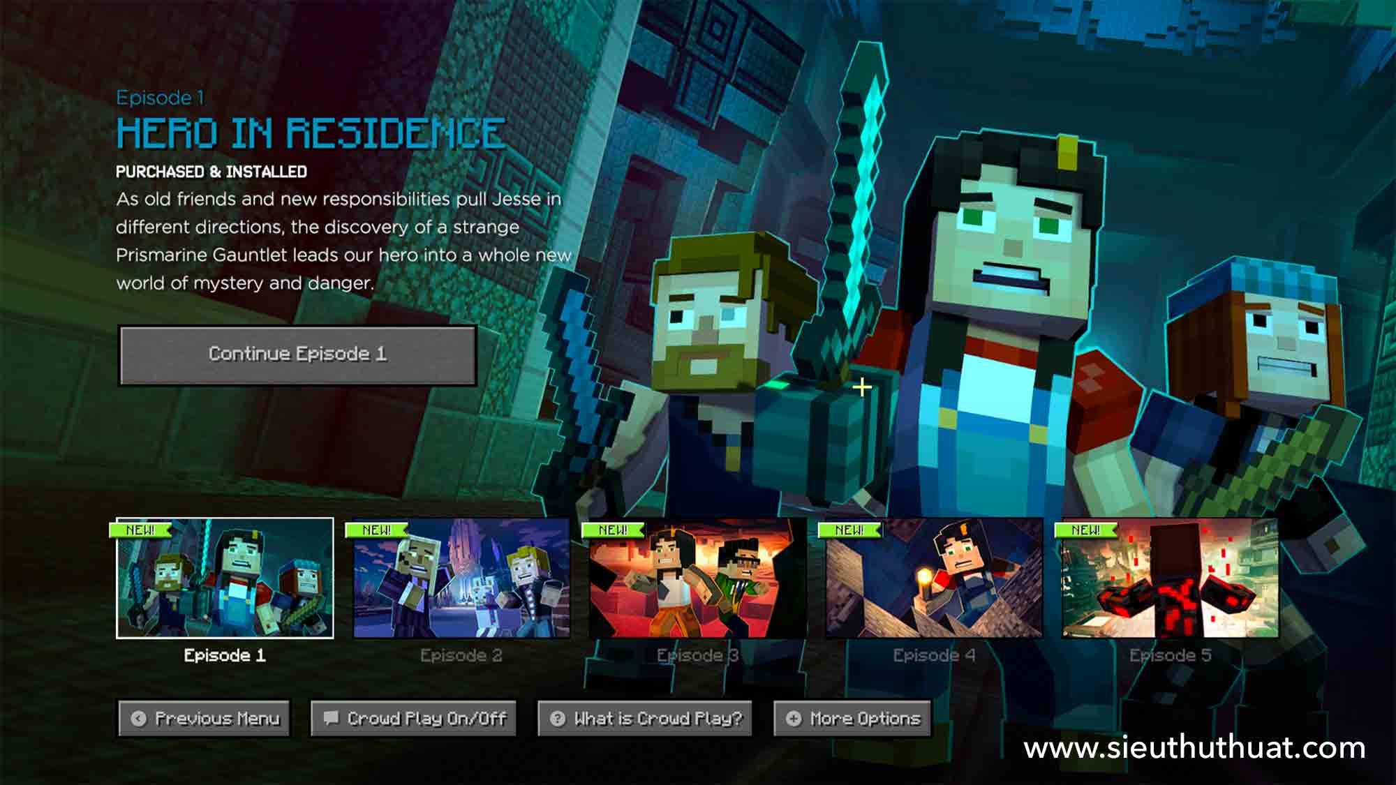 Скачать Minecraft Story