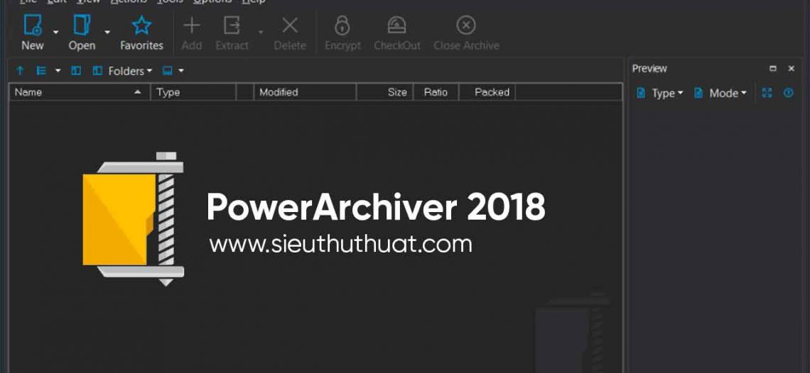 PowerArchiver 2018 Standard 18.00.46 – Nén, mã hóa dữ liệu