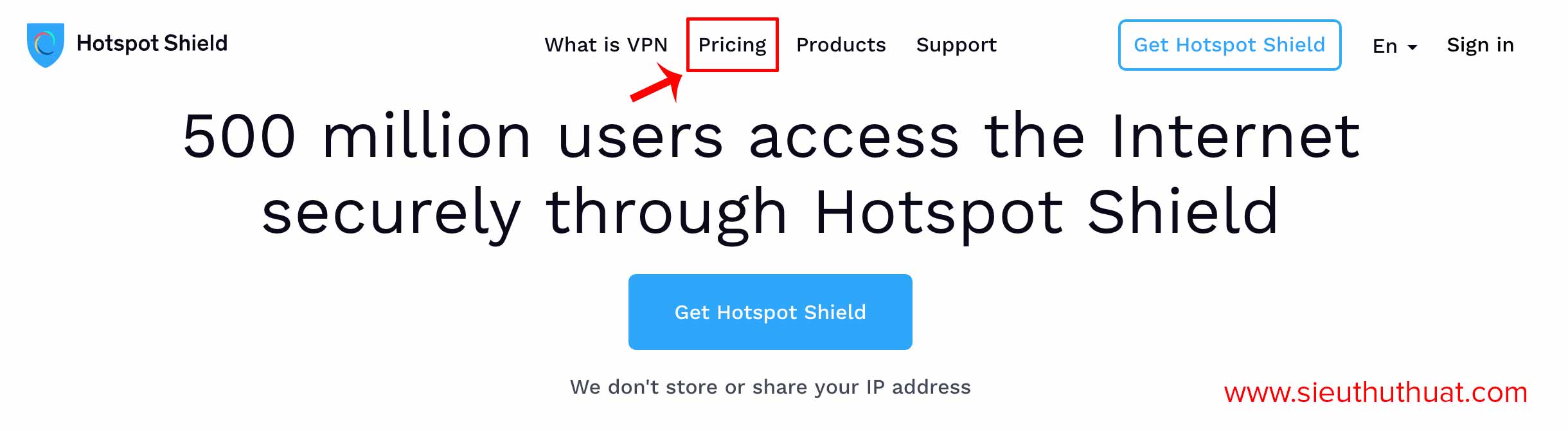 dang ky Hotspot Shield Unlimited free 2