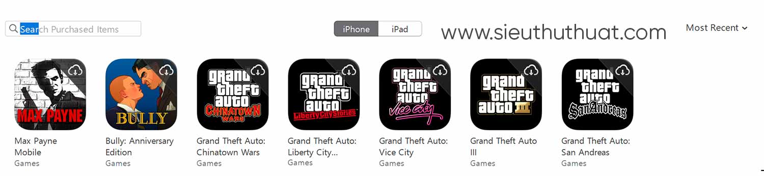 tron bo game cuop duong pho cho ios