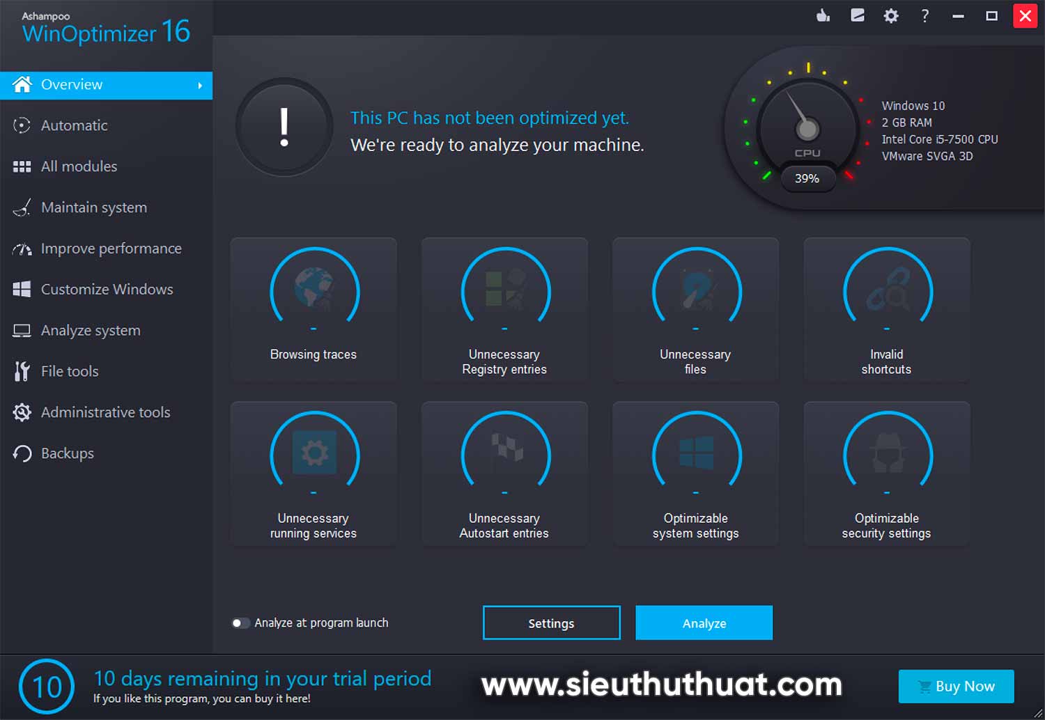 Ashampoo WinOptimizer