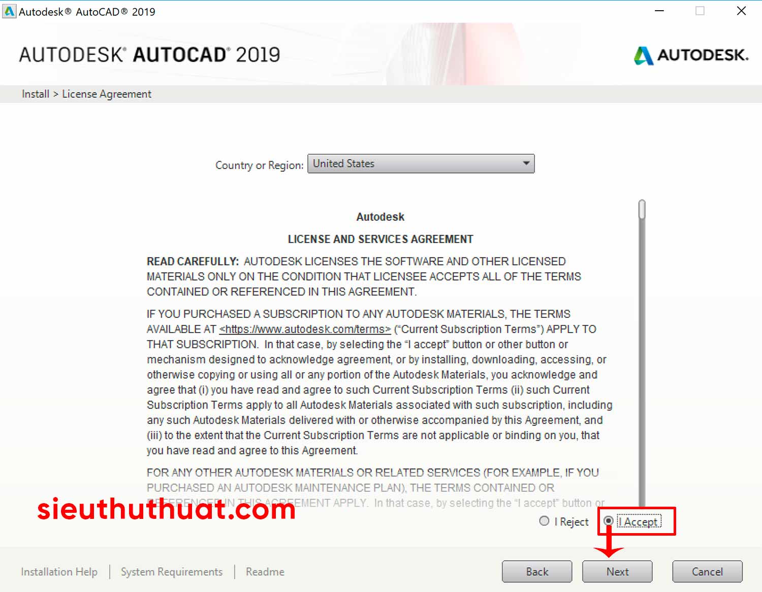 cai dat autocad 2019 hinh1