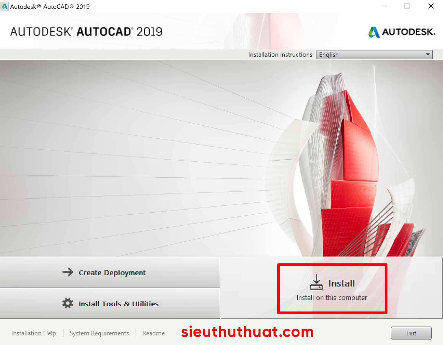 Cài đặt và kích hoạt AutoCAD 2019