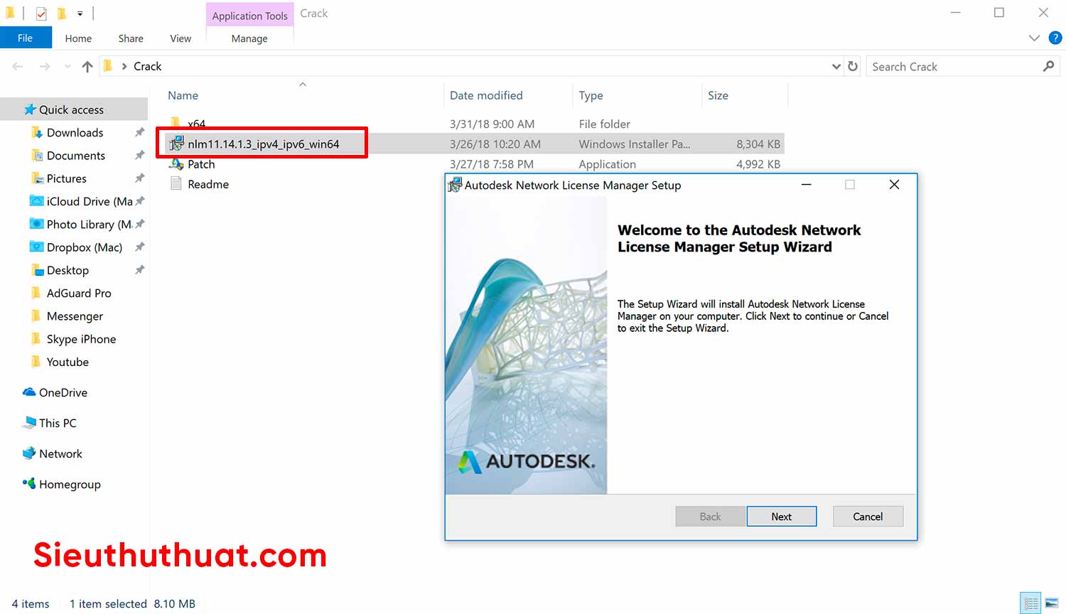 kich hoat autocad 2019 hinh6