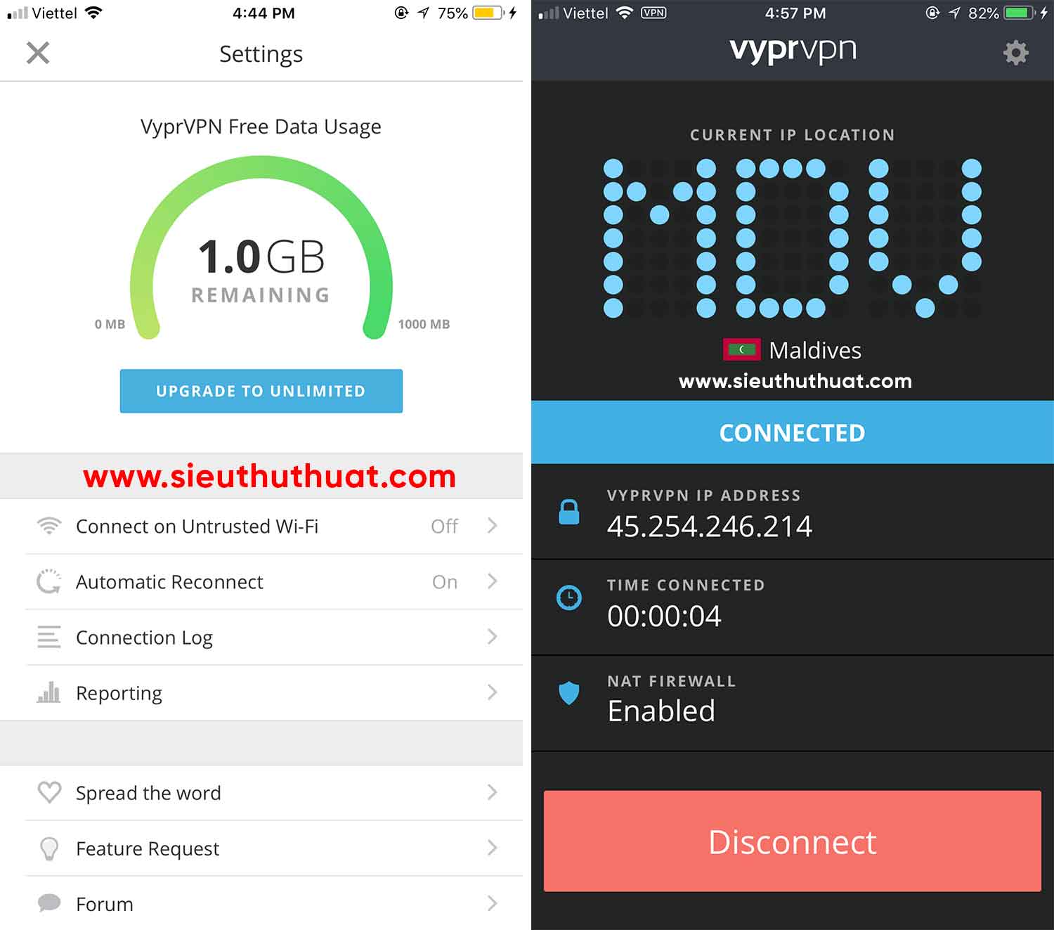 Chia sẻ tài khoản VyprVPN miễn phí