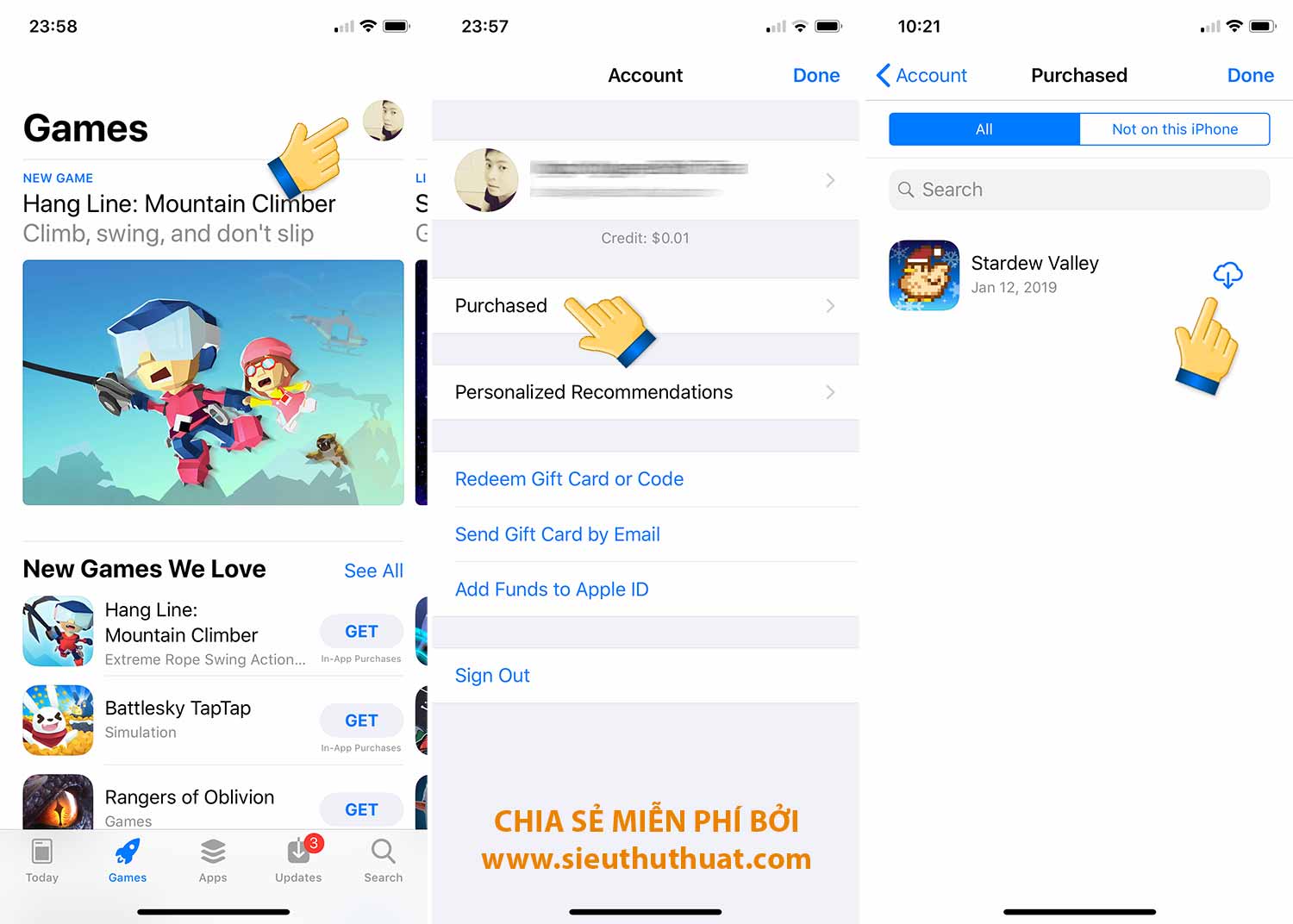 Hướng dẫn tải game Stardew Valley cho iO