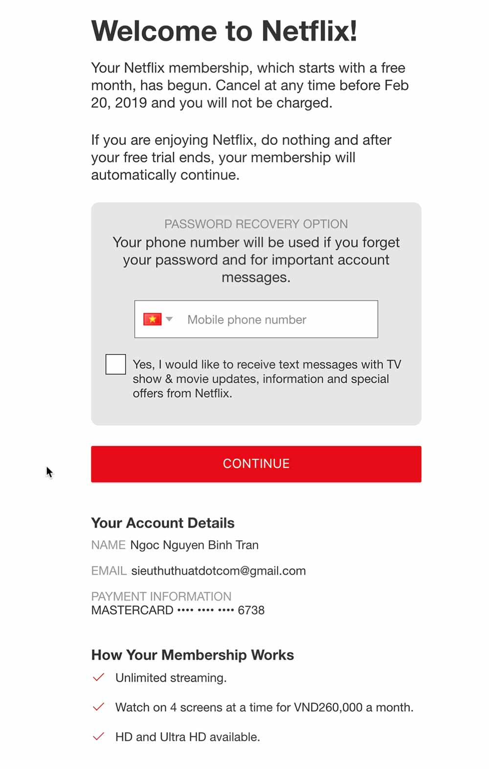 dang ky netflix premium bang viettel pay 6