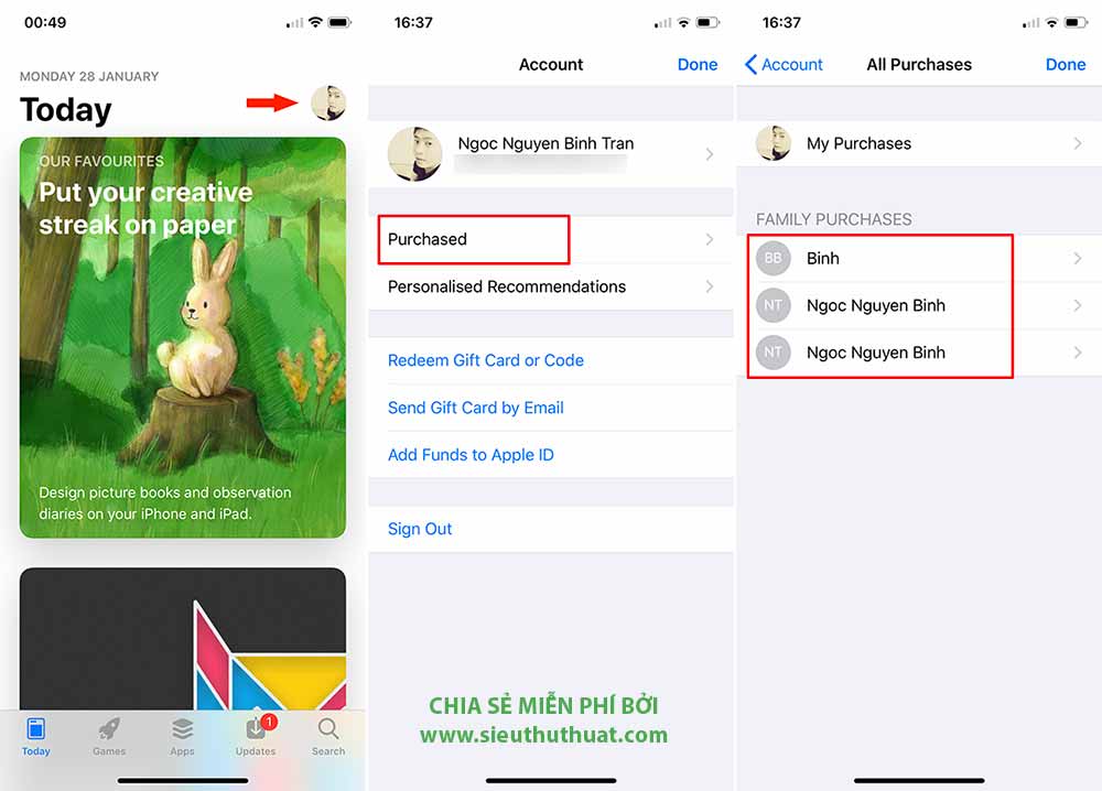 Hướng dẫn tải về ứng dụng iOS