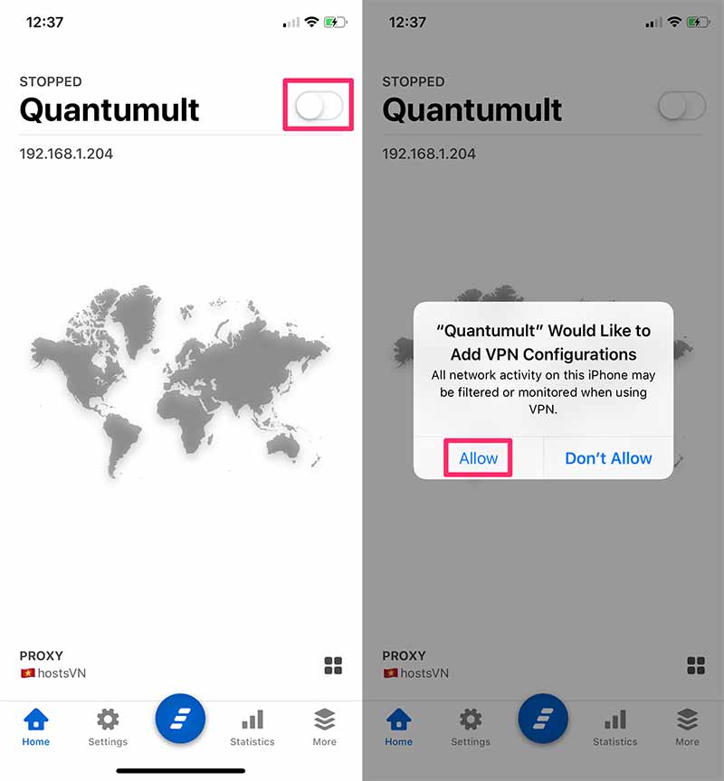 chặn quảng cáo trên iOS bằng Quantumult
