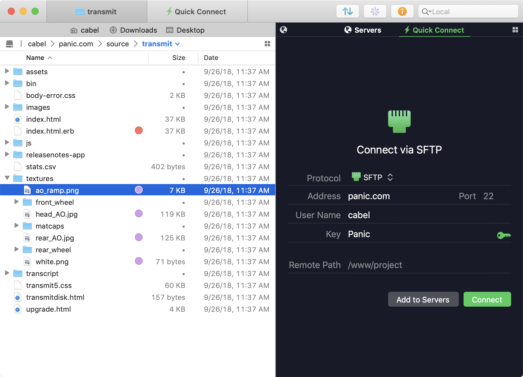 Transmit for Mac
