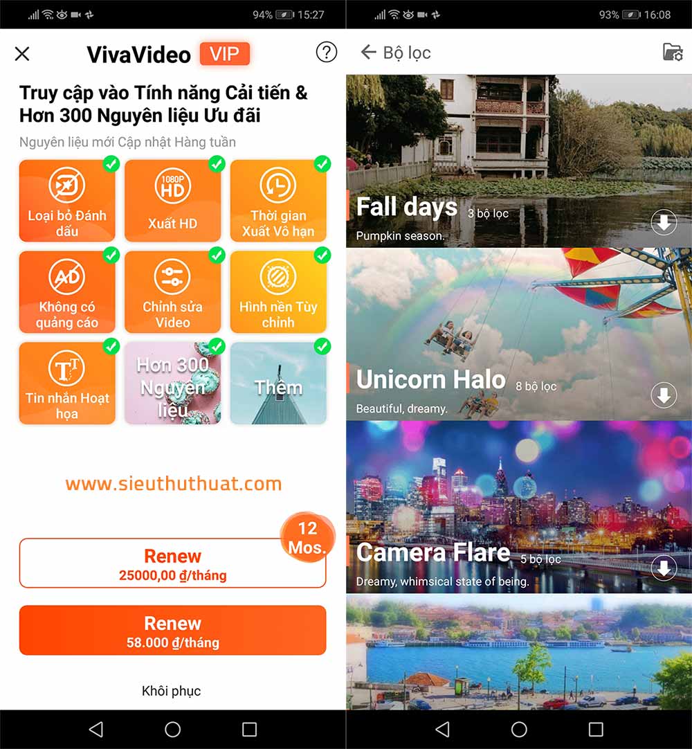 Tải VivaVideo VIP cho Android v7.12.5 - Full tính năng 9 Tải VivaVideo VIP cho Android