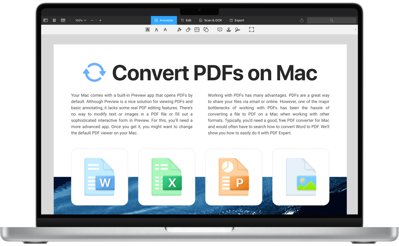 PDF Expert - Chuyển đổi định dạng PDF