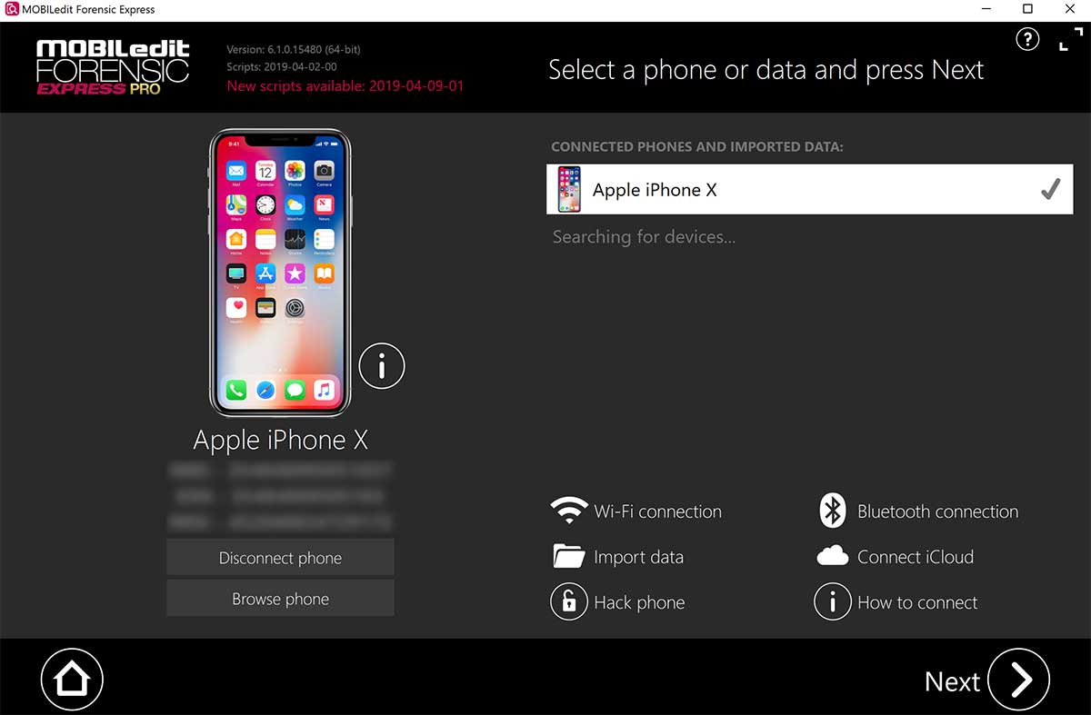 MOBILedit Forensic Express Pro 7.2.0.17975 - Trích xuất dữ liệu điện thoại 7 MOBILedit Forensic Express Full