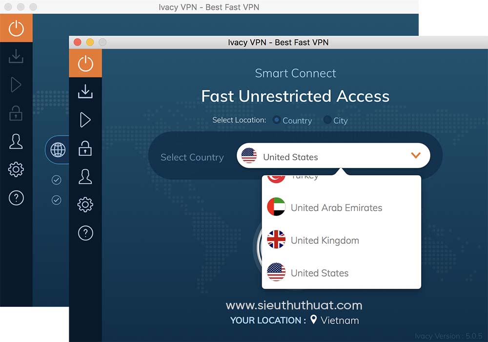 Chia sẻ tài khoản Ivacy VPN miễn phí 