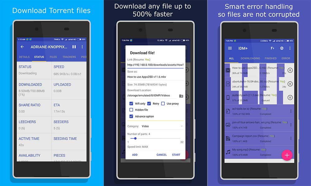 IDM Full cho Android
