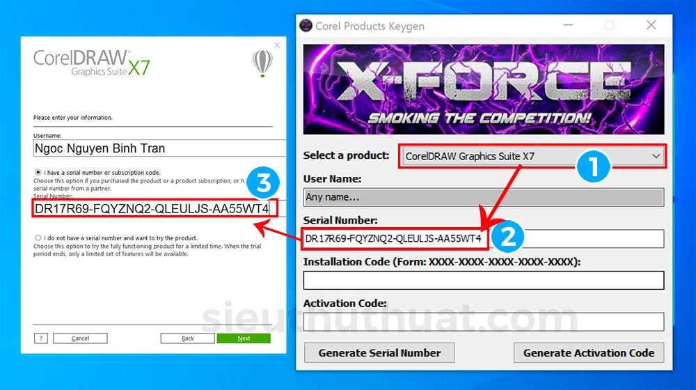 Cai dat CorelDRAW X7 1