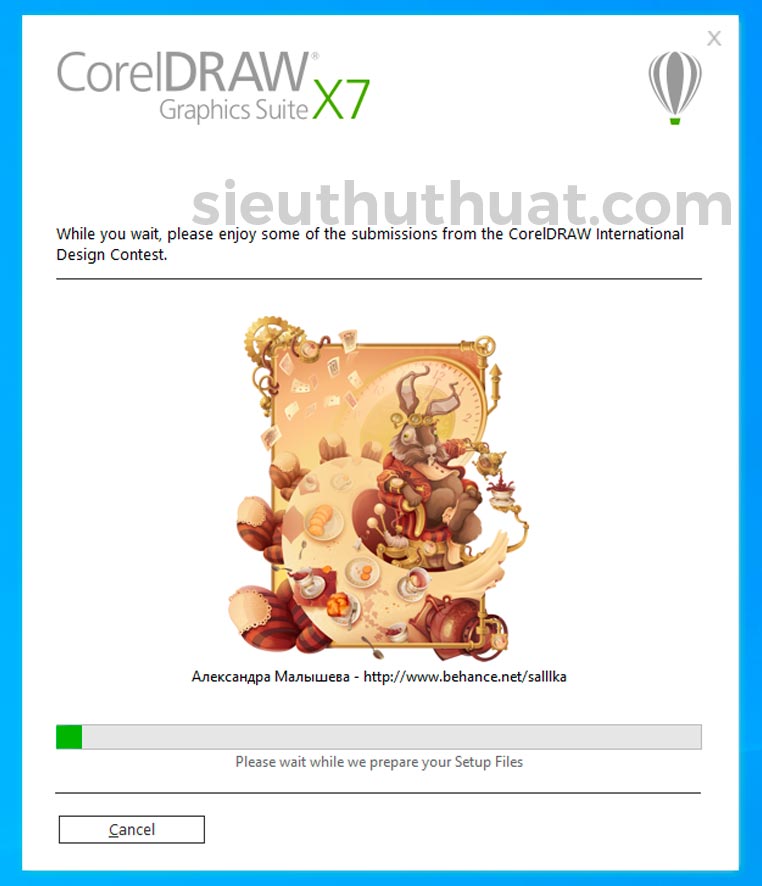 Cài đặt CorelDRAW X7