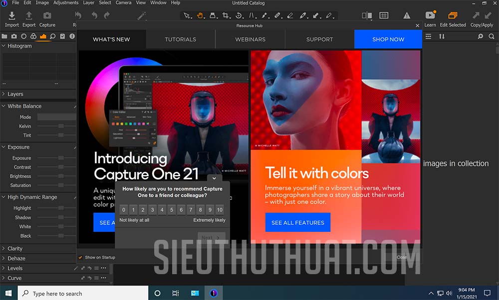 Link tải Capture One 21 Pro