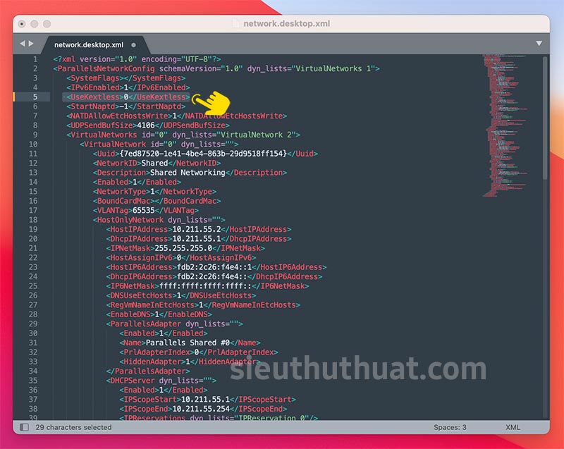 fix network initialization failed parallels big sur 4