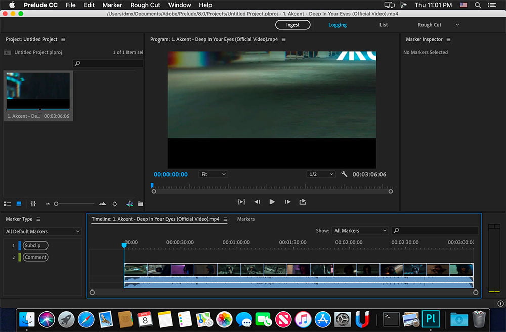Adobe Prelude 2021