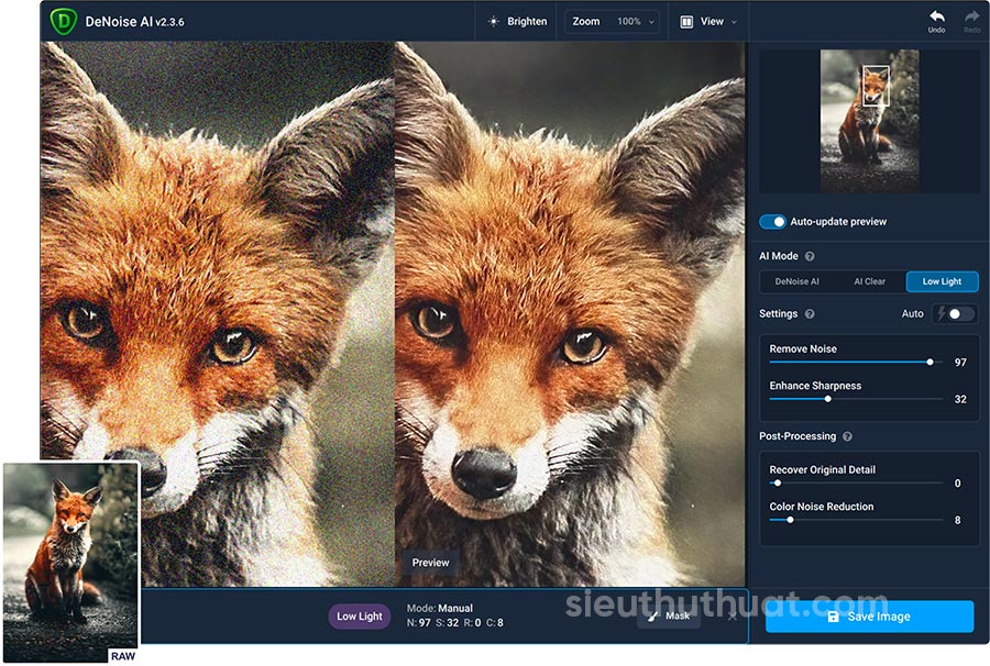 Topaz DeNoise AI macOS