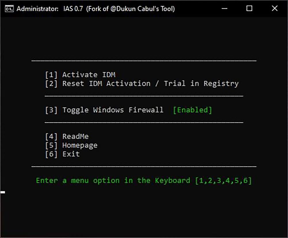 Script kích hoạt IDM cực sạch