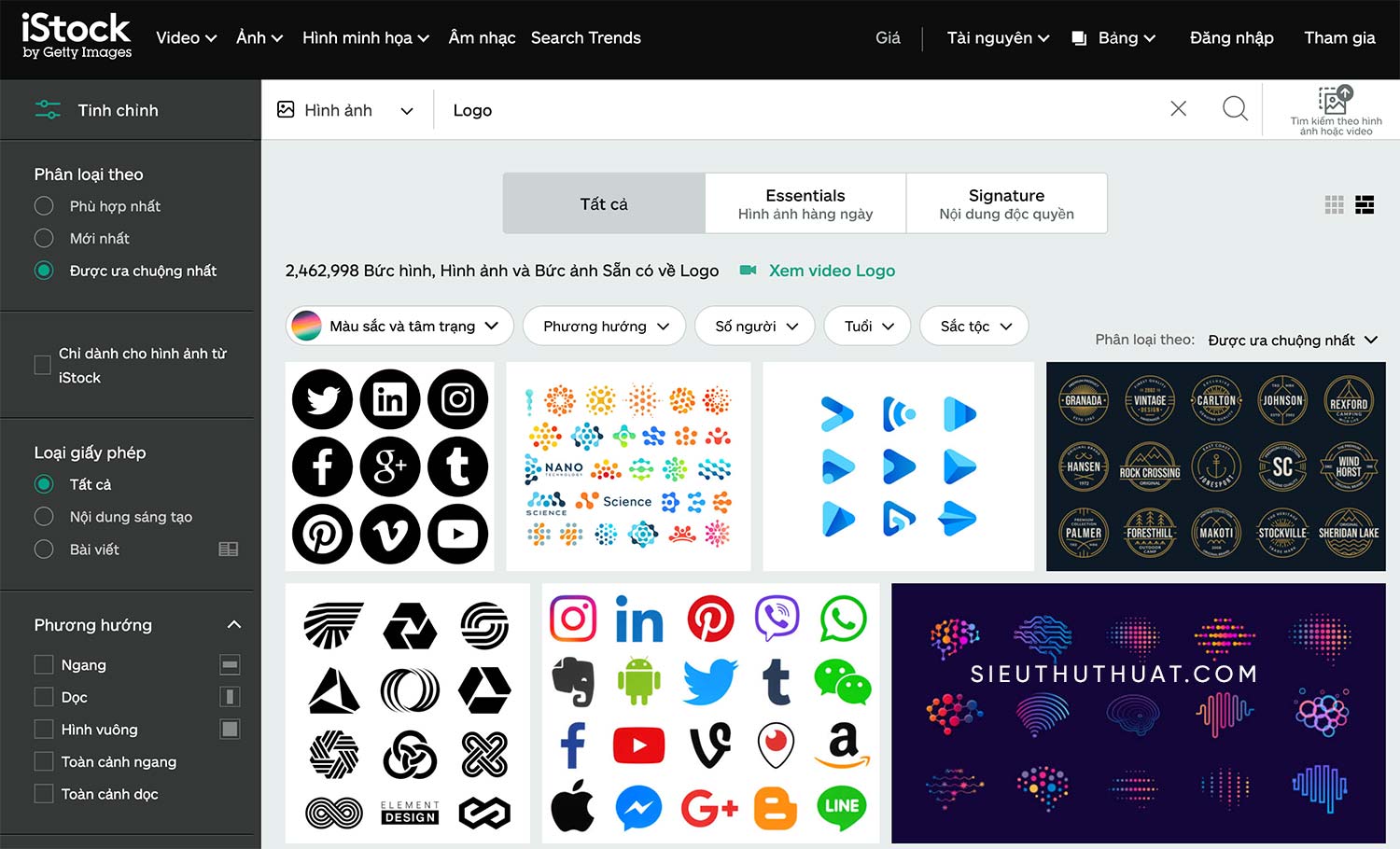 Search iStock