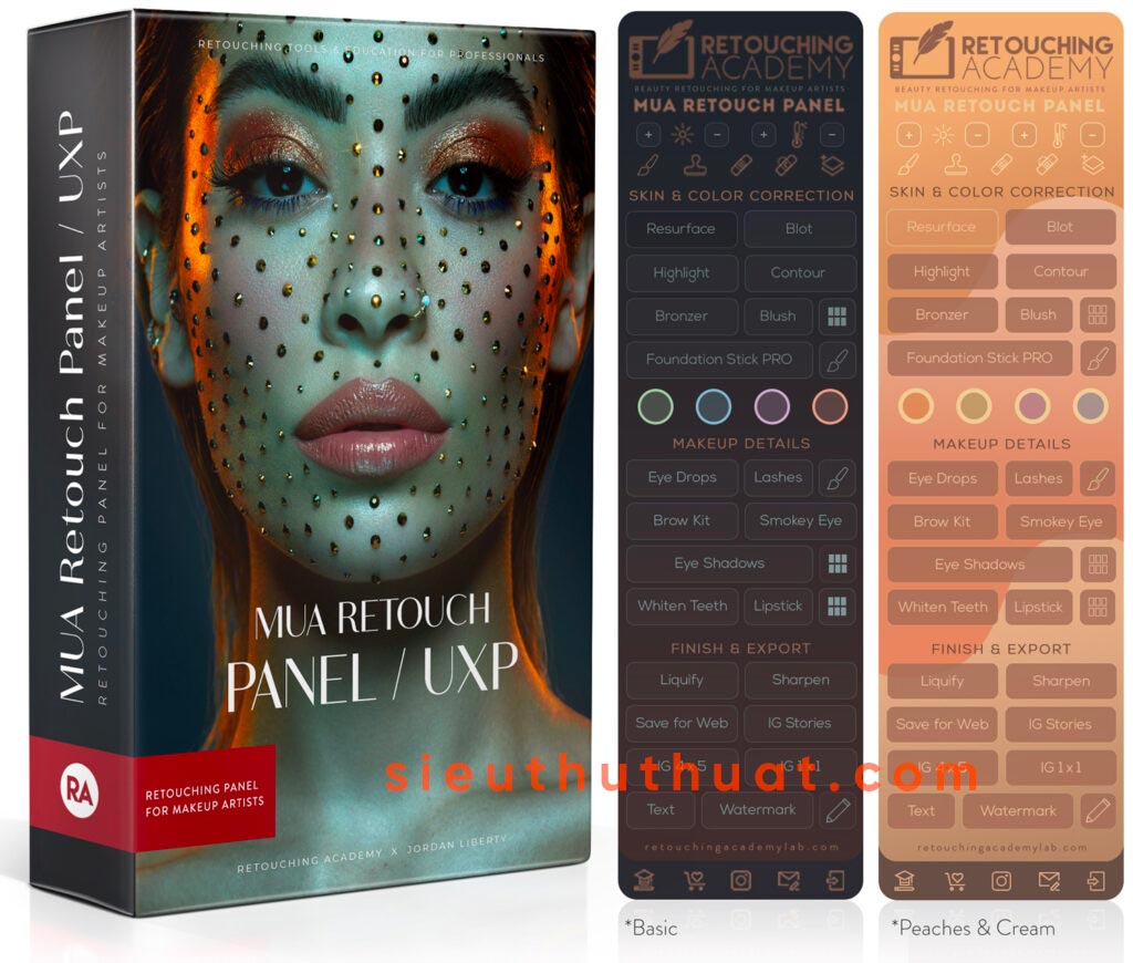 MUA Retouch Panel for Adobe Photoshop Free Download